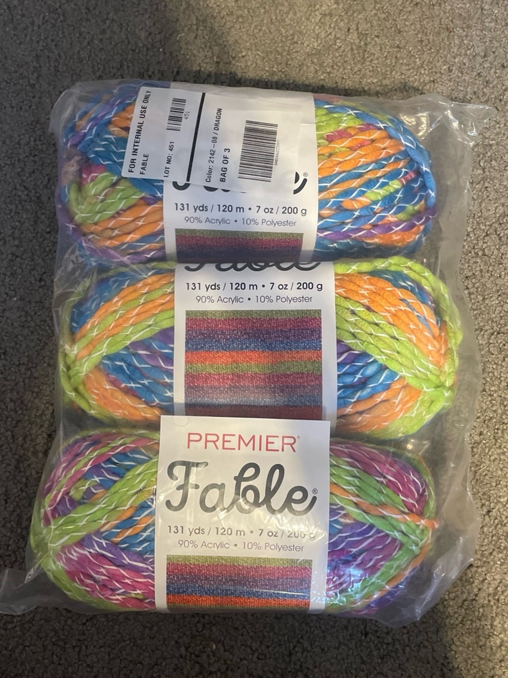 Premier Fable Multicolor Yarn